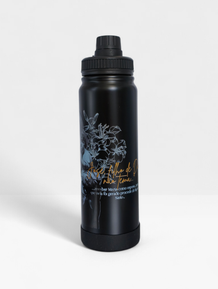 KIT SÃO JOSÉ – Terço  + Garrafa Térmica 800ml