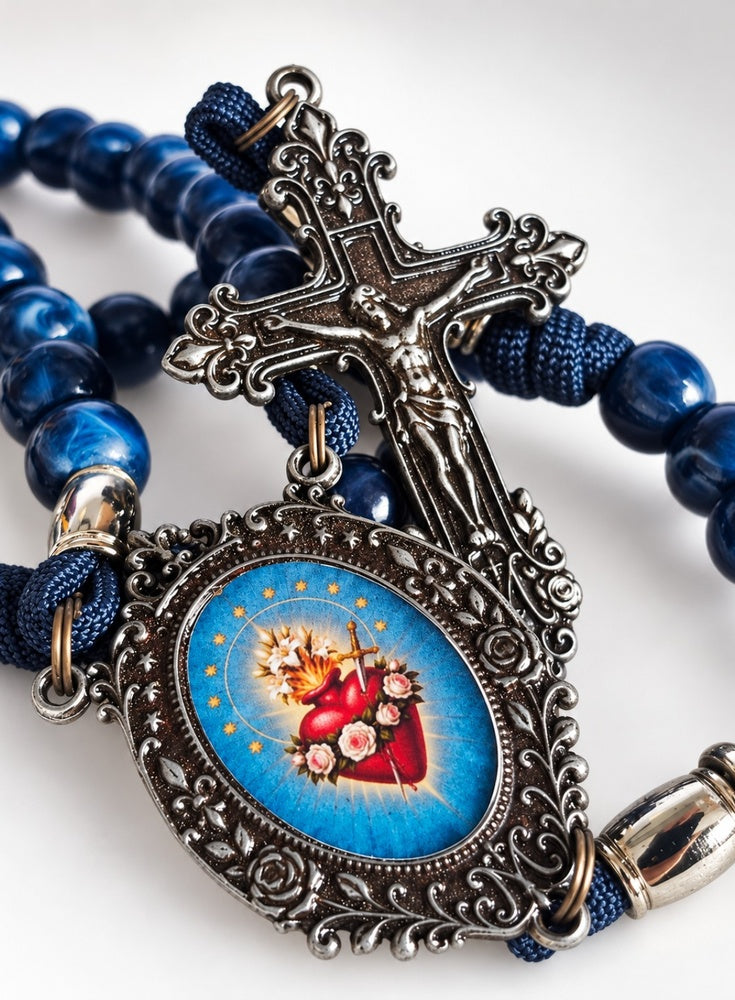 Terço Imaculado Coração de Maria | Metais Exclusivos Sanctorium