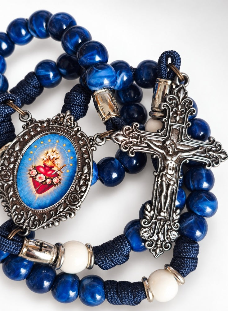 Terço Imaculado Coração de Maria | Metais Exclusivos Sanctorium