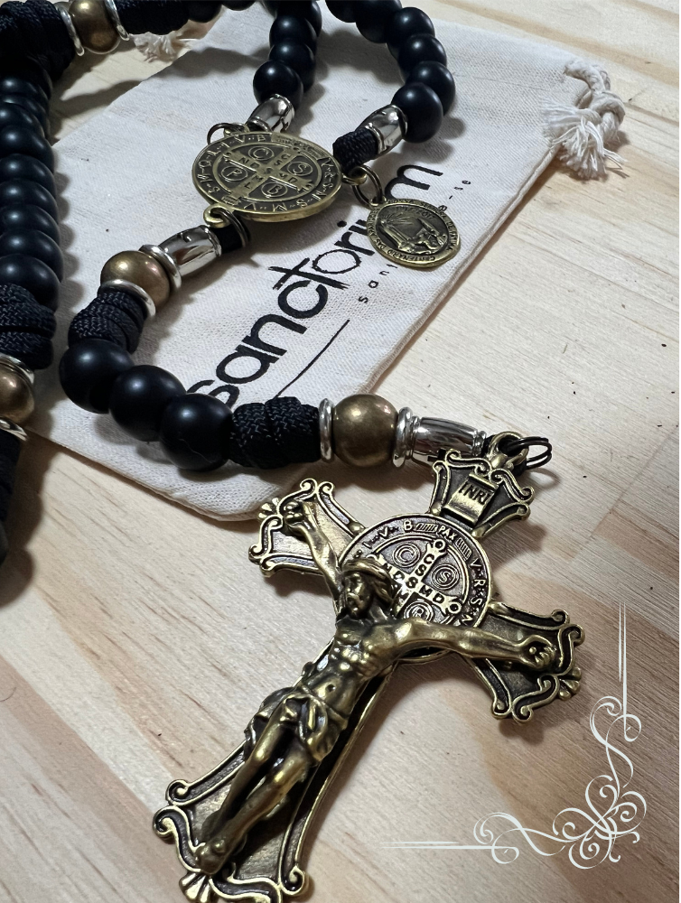 Terço Sancti Benedicti + Medalhão de Brinde