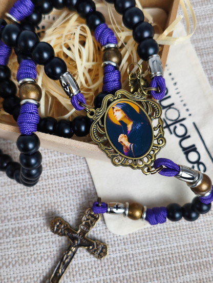 Terço Nossa Senhora das Dores + Manto Sagrada Face
