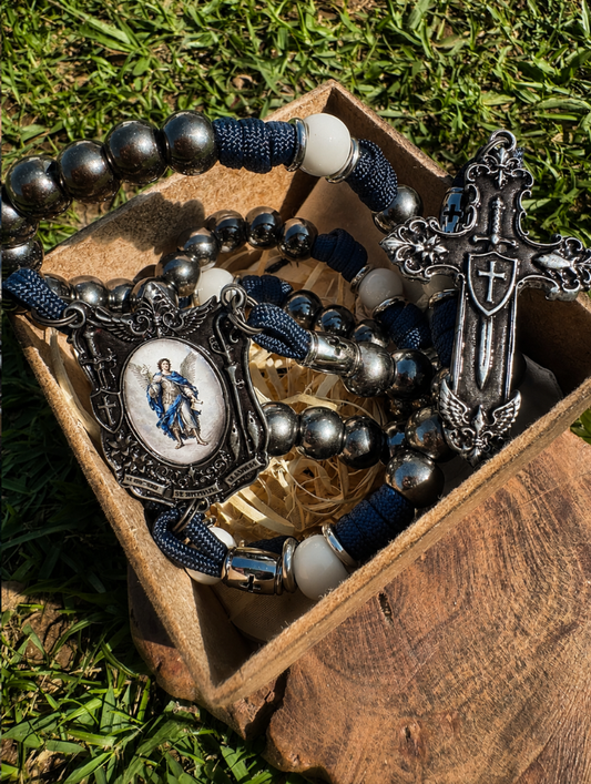 Terço de São Gabriel Arcanjo | Metais Exclusivos Sanctorium