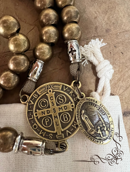 Terço Sancti Benedicti + Medalhão de Brinde