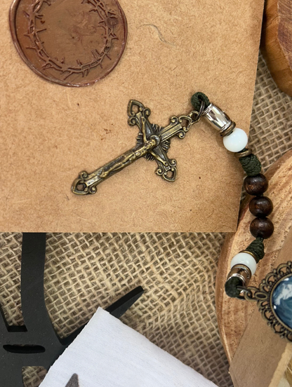 Kit São José  -  Terço Especial + Dezena + Manto