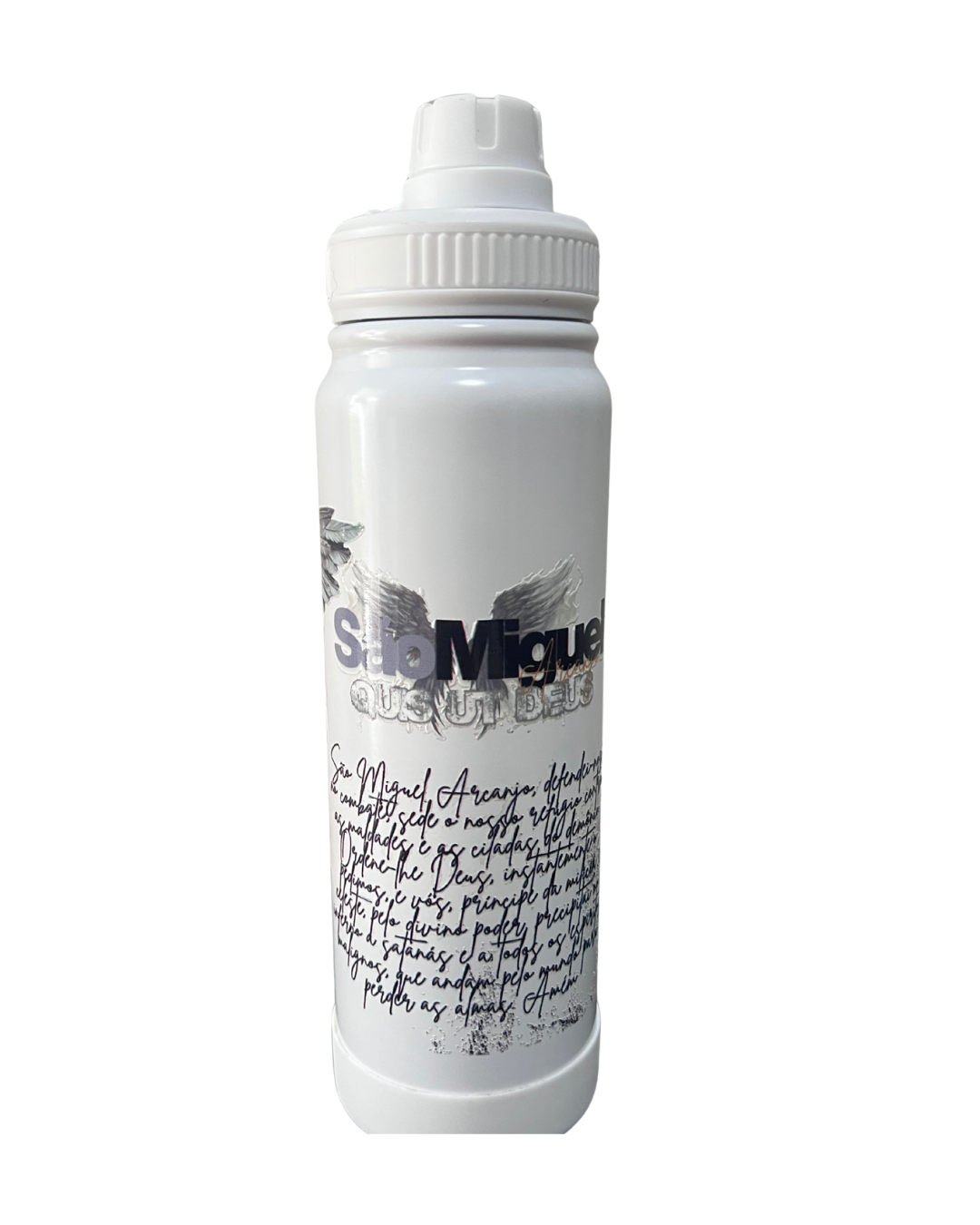 KIT SÃO MIGUEL – Terço  + Garrafa Térmica 800ml + Dezena de Brinde