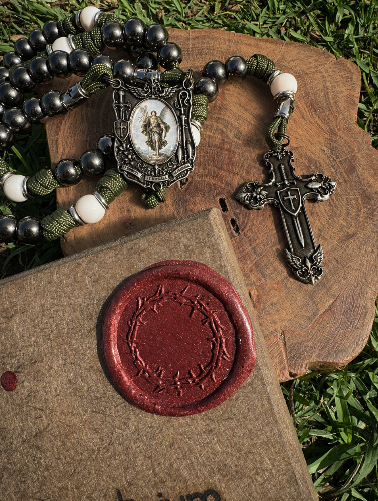 Terço de São Rafael Arcanjo | Metais Exclusivos Sanctorium