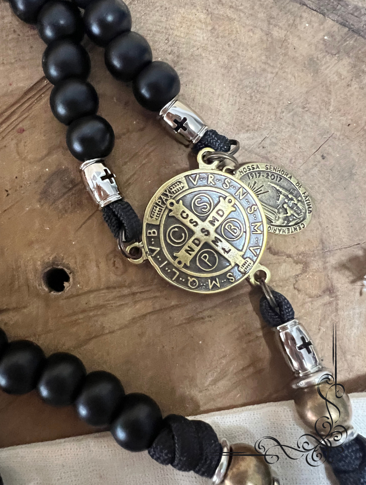 Terço Sancti Benedicti + Medalhão de Brinde