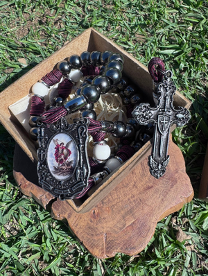 Terço de São Miguel Arcanjo | Metais Exclusivos Sanctorium