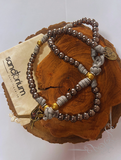 Terço São Miguel Cinza