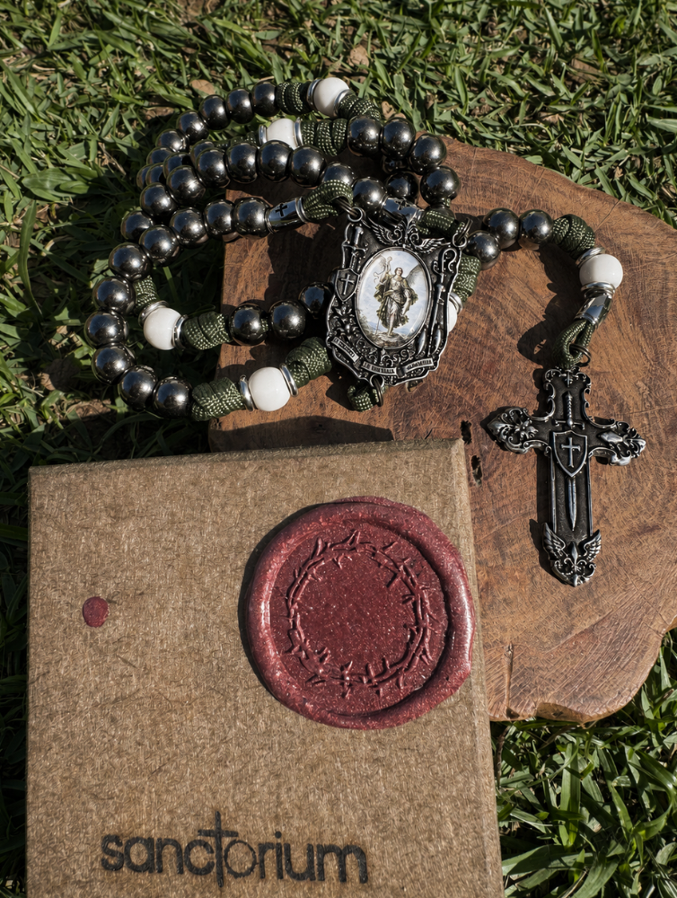 Terço de São Rafael Arcanjo | Metais Exclusivos Sanctorium
