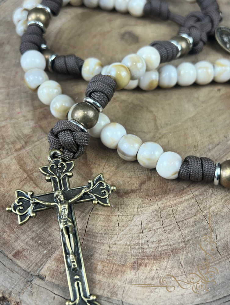 Terço à Nossa Senhora do Carmo + Pulseria de Brinde