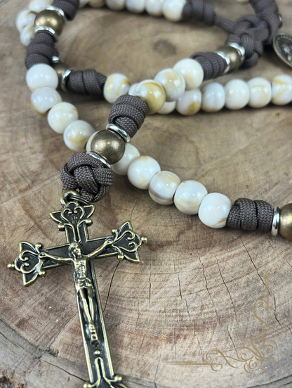 Terço à Nossa Senhora do Carmo + Pulseria de Brinde