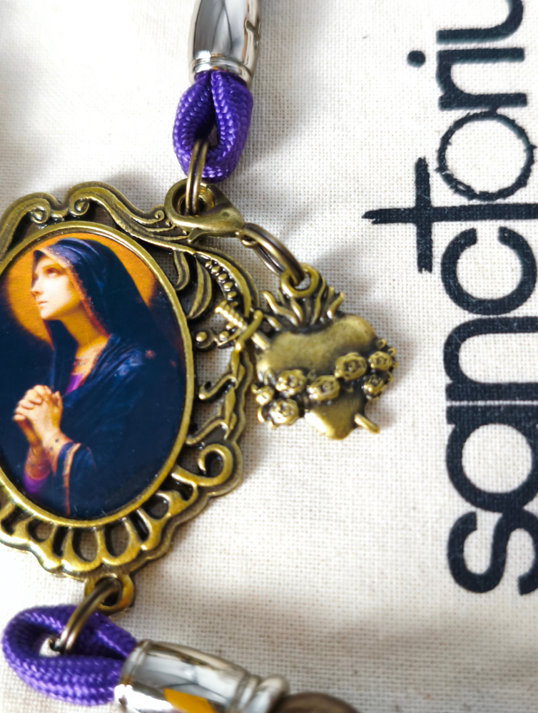 Terço Nossa Senhora das Dores + Manto Sagrada Face