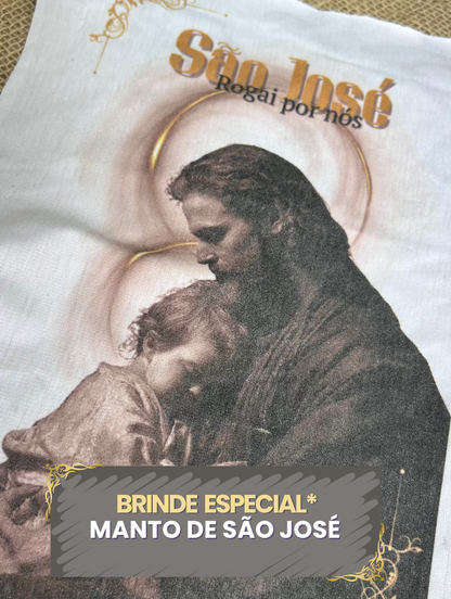 Kit São José  -  Terço Especial + Dezena + Manto