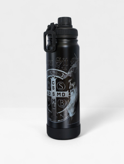 KIT SÃO BENTO – Terço  + Garrafa Térmica 800ml + Colar (Brinde)