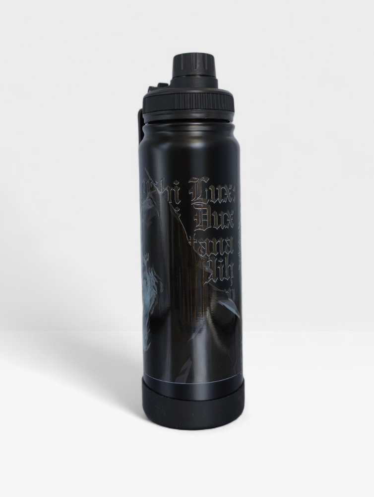 KIT SÃO BENTO – Terço  + Garrafa Térmica 800ml + Colar (Brinde)