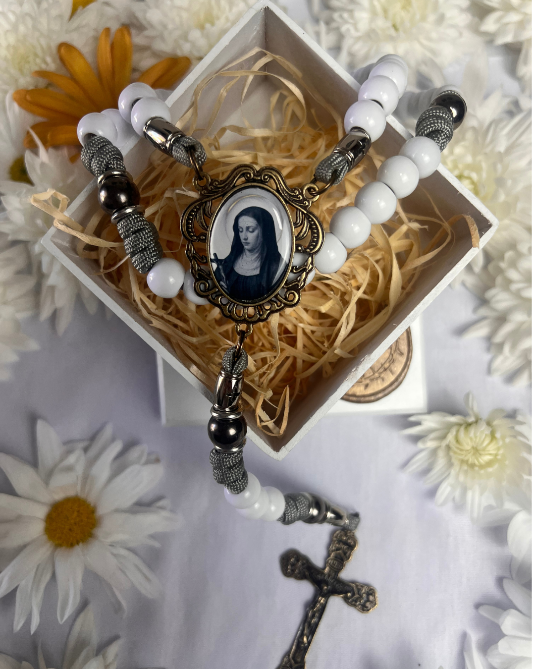Terço Santa Rita de Cassia - Linha Lux