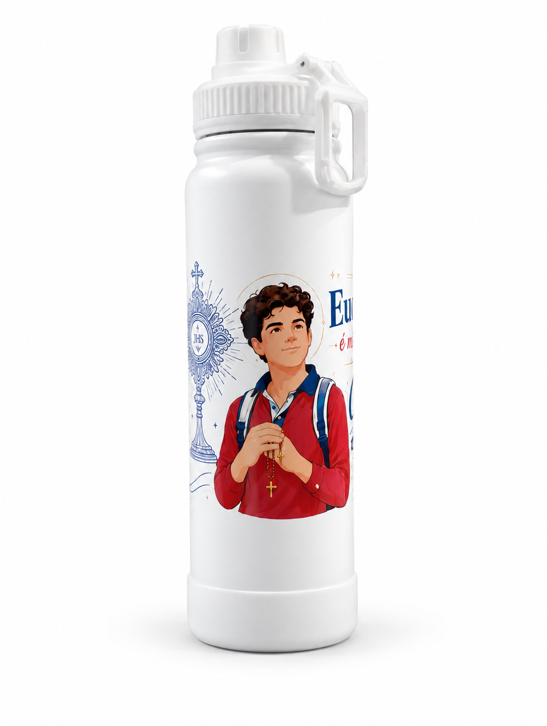 Garrafinha Térmica São Carlo Acutis 800ml