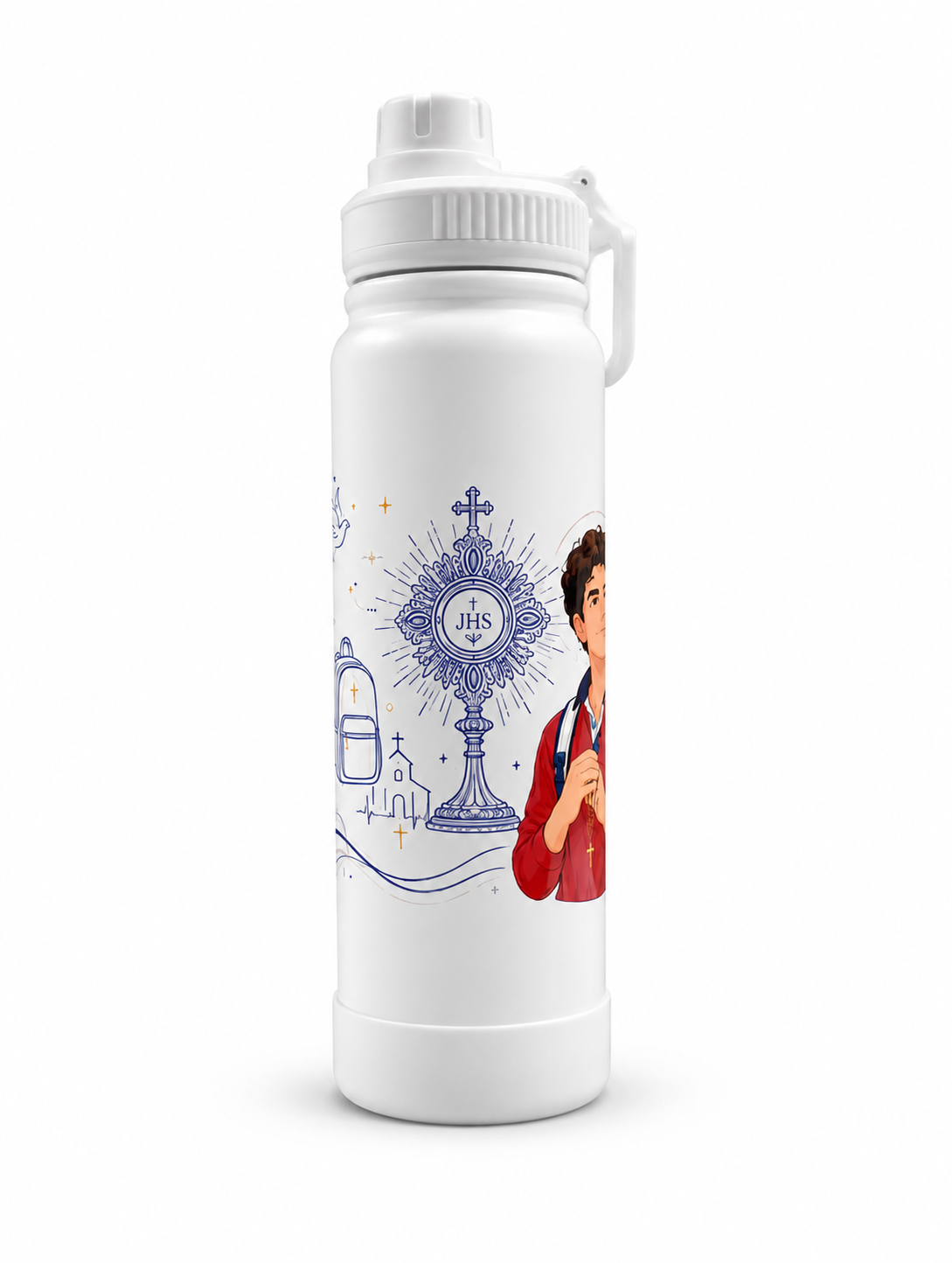 Garrafinha Térmica São Carlo Acutis 800ml