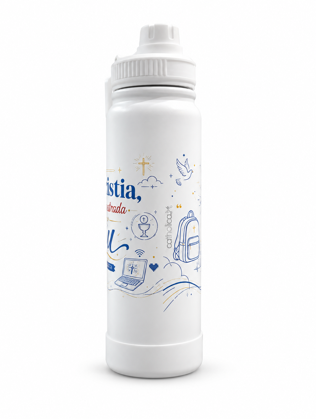 Garrafinha Térmica São Carlo Acutis 800ml