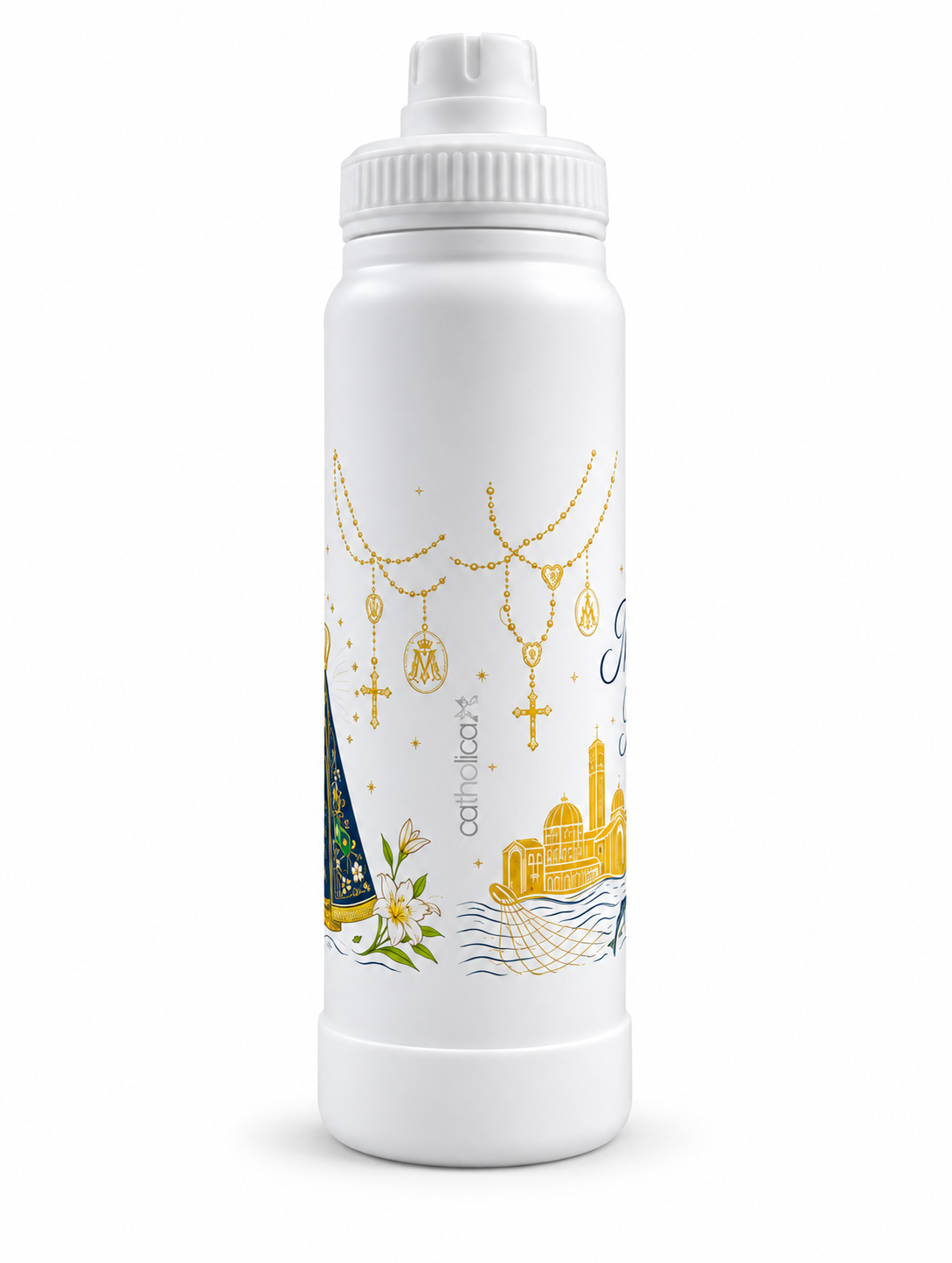Garrafinha Térmica Nossa Senhora Aparecida 800ml