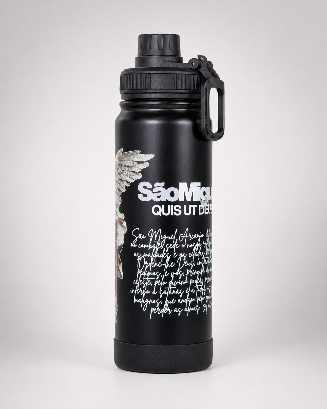 Garrafinha Térmica São Miguel 800ml + Dezena | Catholica