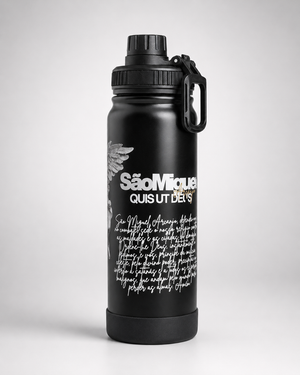 Garrafinha Térmica São Miguel 800ml + Dezena | Catholica