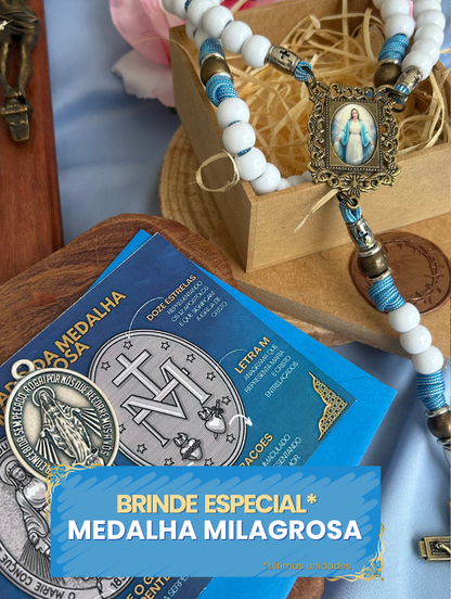 Terço à Nossa Senhora das Graças + Medalha de Brinde